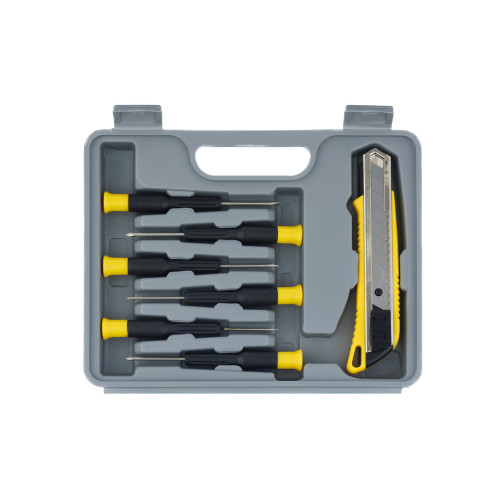 Набор инструментов Stinger, 25 инструментов, в пластиковом кейсе, 230x180x50 мм, серый Набор инструментов Stinger, 25 инструментов, в пластиковом кейсе, 230x180x50 мм, серый