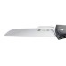 Нож складной Stinger, 105 мм (серебристый), материал рукояти: стеклопластик G10, древесина зебрано
