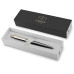 Шариковая ручка Parker Jotter K160, цвет: Black/GT, стержень: F, цвет чернил: blue, в подарочной упаковке.