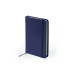 Блокнот А6 CORAL в твердой обложке из кожзама, темно-синий