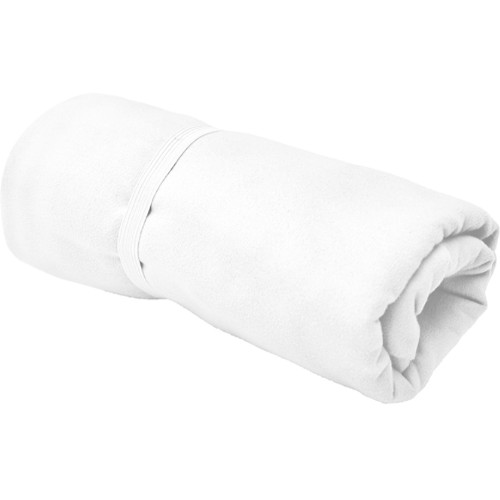 Спортивное полотенце CORK из микрофибры, белый Спортивное полотенце CORK из микрофибры, белый