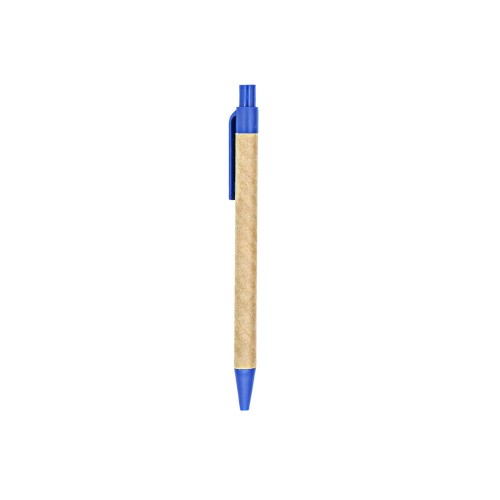 Блокнот А5+ ALANI с шариковой ручкой, крафтовый/королевский синий