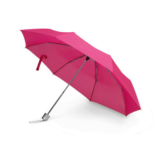 Складной механический зонт YAKU, фуксия