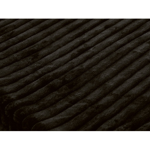 Плед Wave флисовый, черный