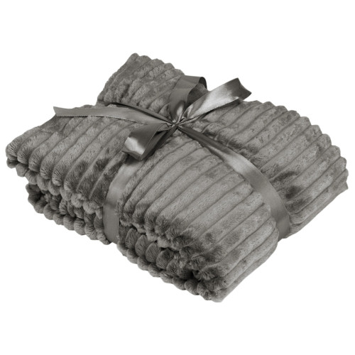 Плед Wave флисовый, серый Плед Wave флисовый, серый