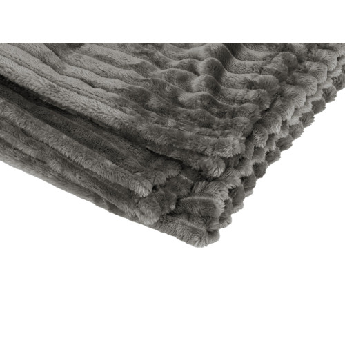 Плед Wave флисовый, серый Плед Wave флисовый, серый