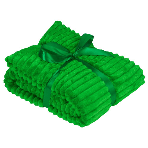Плед Wave флисовый, зеленый Плед Wave флисовый, зеленый