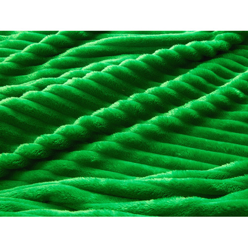 Плед Wave флисовый, зеленый Плед Wave флисовый, зеленый