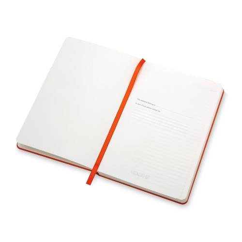 Бизнес-блокнот С3 софт-тач с магнитом, твердая обложка, 128 листов, оранжевый