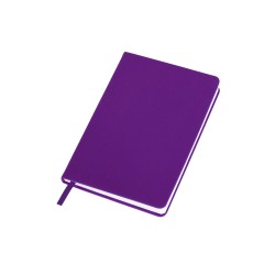 Бизнес-блокнот C2 софт-тач, твердая обложка, 128 листов, фиолетовый