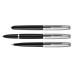 Перьевая ручка Parker 51 CORE BLACK CT, перо: F, цвет чернил: black, в подарочной упаковке.