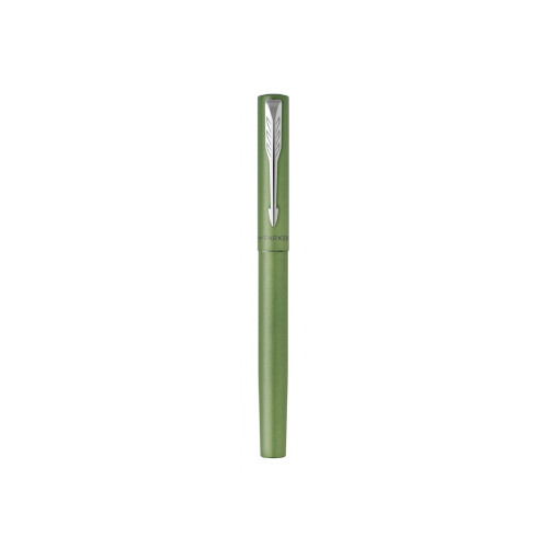 Ручка-роллер Parker Vector XL Green CT, цвет чернил black, стержень: F, в подарочной упаковке.