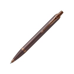 Шариковая ручка Parker IM Monochrome Brown, стержень:M, цвет чернил: blue, в подарочной упаковке.