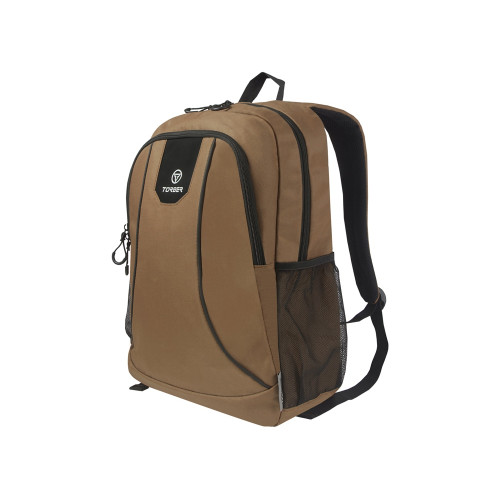 Рюкзак TORBER ROCKIT с отделением для ноутбука 15,6, коричневый, полиэстер 600D, 46 х 30 x 13