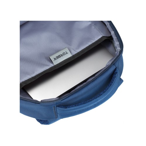Рюкзак TORBER FORGRAD с отделением для ноутбука 15, синий, полиэстер, 46 х 32 x 13 см