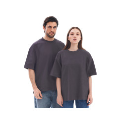 Футболка оверсайз Beta.01 унисекс, темно-серый