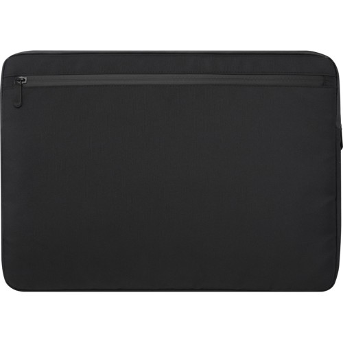 Чехол Rise для ноутбука с диагональю экрана 15,6 дюйма, изготовленный из переработанных материалов согласно стандарту GRS - сплошной черный