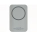 Магнитный беспроводной внешний аккумулятор MagnetIQ, 5000 mah, 10 W, серый Cool gray 7C Магнитный беспроводной внешний аккумулятор MagnetIQ, 5000 mah, 10 W, серый Cool gray 7C