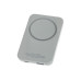 Магнитный беспроводной внешний аккумулятор MagnetIQ, 5000 mah, 10 W, серый Cool gray 7C Магнитный беспроводной внешний аккумулятор MagnetIQ, 5000 mah, 10 W, серый Cool gray 7C