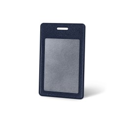 Вертикальный карман из экокожи для карты Favor, темно-синий