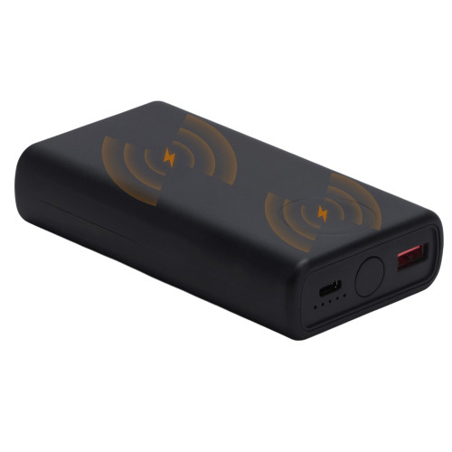 Внешний беспроводной аккумулятор 2-в-1 с функцией зарядки Apple Watch, QC/PD AtomIQ, 10000 мАч, черный