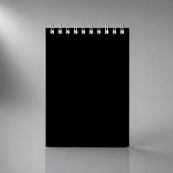 Бизнес - блокнот Альт А5 (127 х 198 мм) Office 60 л., черный