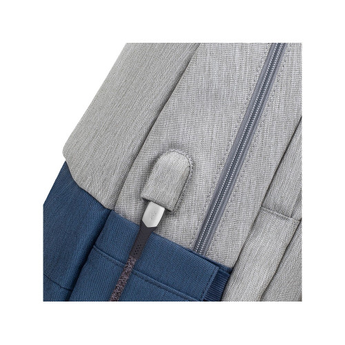 RIVACASE 7567 grey/dark blue рюкзак для ноутбука 17.3 / 6 RIVACASE 7567 grey/dark blue рюкзак для ноутбука 17.3 / 6