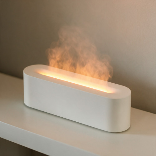 Увлажнитель с эффектом пламени Flame, белый Увлажнитель с эффектом пламени Flame, белый