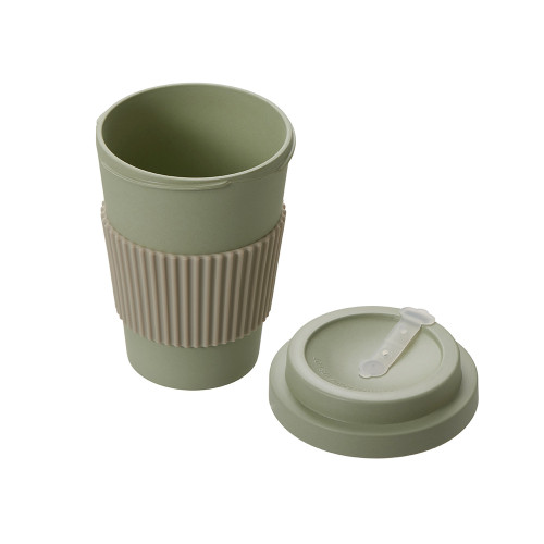 Термокружка Muffin из натуральных волокон, оливковый Термокружка Muffin из натуральных волокон, оливковый