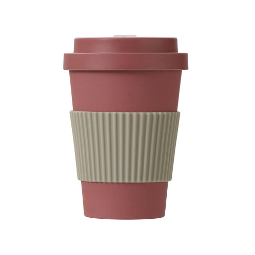 Термокружка Muffin из натуральных волокон, пыльно-розовый