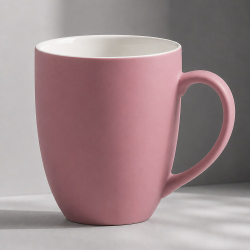 Кружка с покрытием soft-touch Tulip Gum, пыльно-розовый Кружка с покрытием soft-touch Tulip Gum, пыльно-розовый