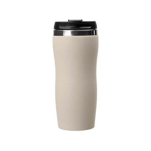 Термокружка Mony Steel 350 мл, soft touch, бежевый