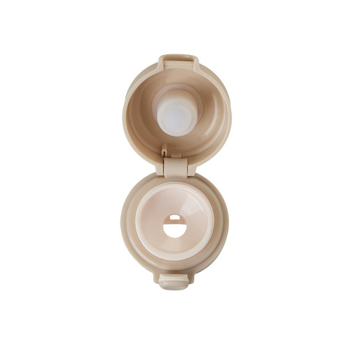 Вакуумная термокружка Waterline c кнопкой Guard, 400 мл, тубус, бежевый Вакуумная термокружка Waterline c кнопкой Guard, 400 мл, тубус, бежевый