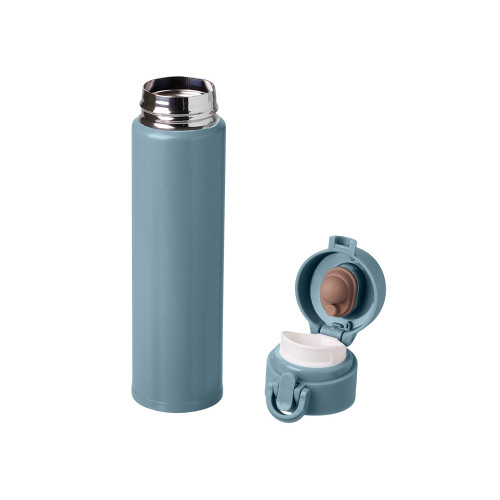 Вакуумная герметичная термокружка Inter, антрацит, нерж. сталь Вакуумная герметичная термокружка Inter, антрацит, нерж. сталь