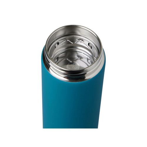 Термос Confident с покрытием soft-touch 420мл, индиго