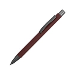 Ручка металлическая soft-touch шариковая Tender, бургунди