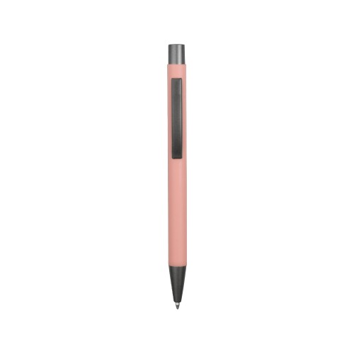 Ручка металлическая soft-touch шариковая Tender, пыльно-розовый