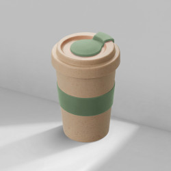 Стакан из пшеничного волокна Flava, olive