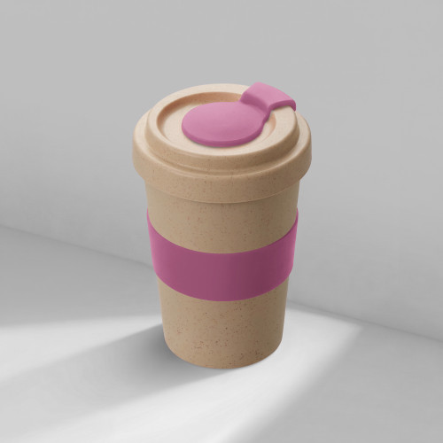 Стакан из пшеничного волокна Flava, dust pink