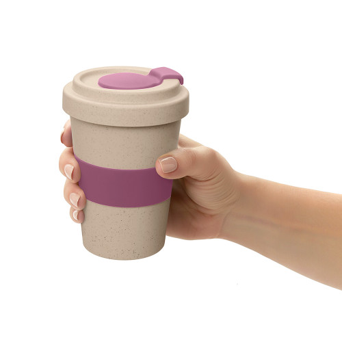 Стакан из пшеничного волокна Flava, dust pink