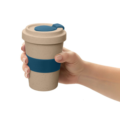 Стакан из пшеничного волокна Flava, petrol blue