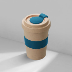 Стакан из пшеничного волокна Flava, petrol blue