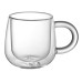 Кружка с двойными стенками с широкой ручкой Fog, прозрачный Кружка с двойными стенками с широкой ручкой Fog, прозрачный