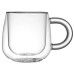 Кружка с двойными стенками с широкой ручкой Fog, прозрачный Кружка с двойными стенками с широкой ручкой Fog, прозрачный