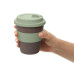 Стакан с силиконовой крышкой Cafe, olive