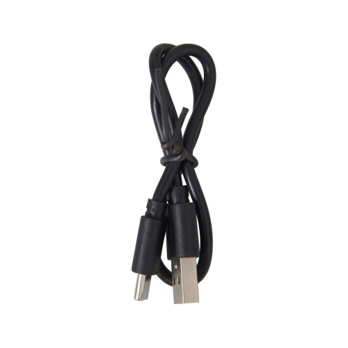 Внешний аккумулятор с подсветкой лого Reedia S2, 5000 mAh, бамбук, черный