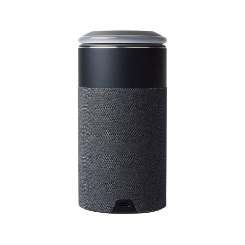 Колонка с беспроводной Magsafe-зарядкой для смартфона и наушников Мьюзик, 15 Вт, черный