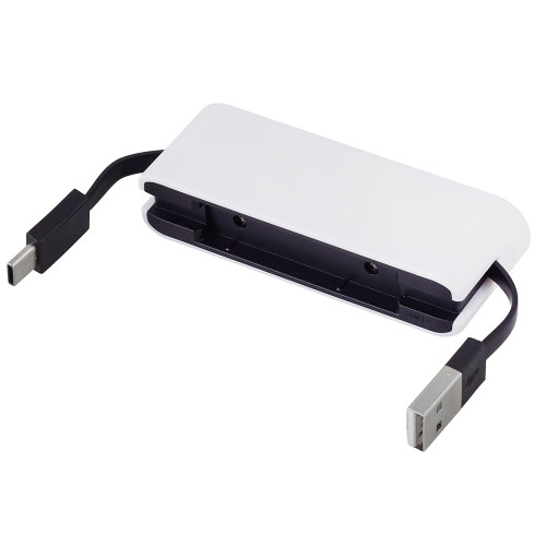 USB-хаб Hubix с коннектором 2-в-1 USB-C и USB-A, 2.0, белый