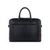 Портфель мужской BUGATTI Clark, чёрный, воловья кожа/полиэстер, 40х9,5х29 см, 10 л Портфель мужской BUGATTI Clark, чёрный, воловья кожа/полиэстер, 40х9,5х29 см, 10 л