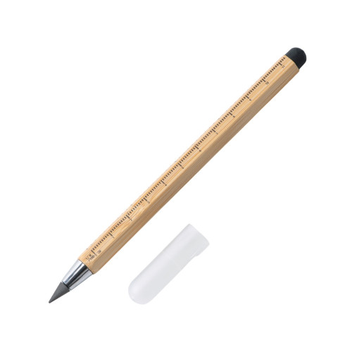 Вечный карандаш Sicily Bamboo из бамбука со стилусом и линейкой